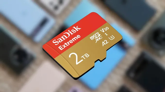 أفضل بطاقة microSD بسعة 2TB من SanDisk