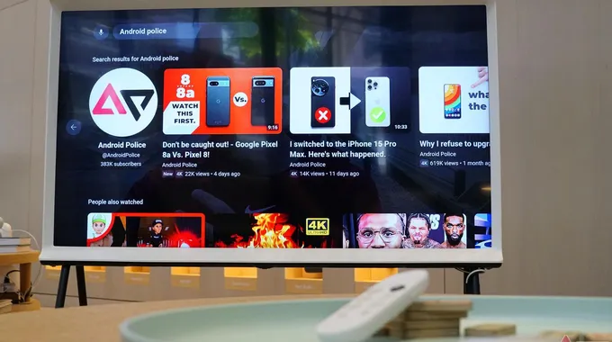 ثورة في شاشات التوقف: Google TV