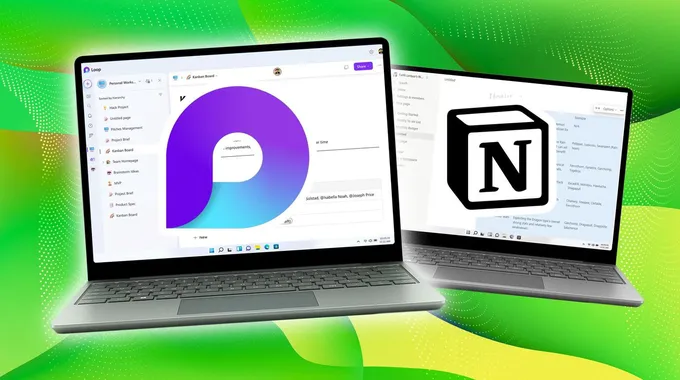 مقارنة بين Microsoft Loop و Notion