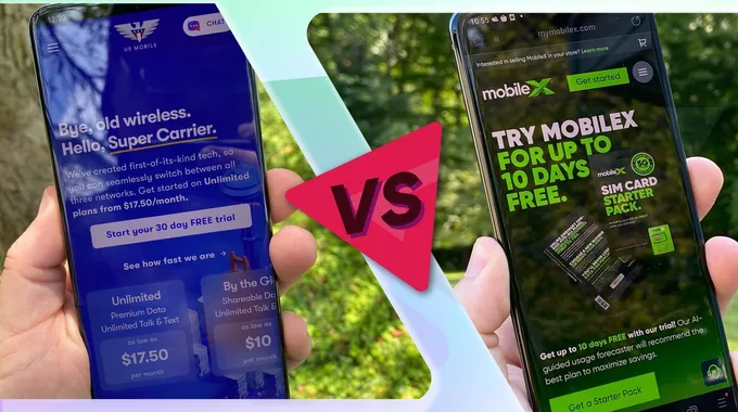 مقارنة بين خدمات US Mobile و MobileX